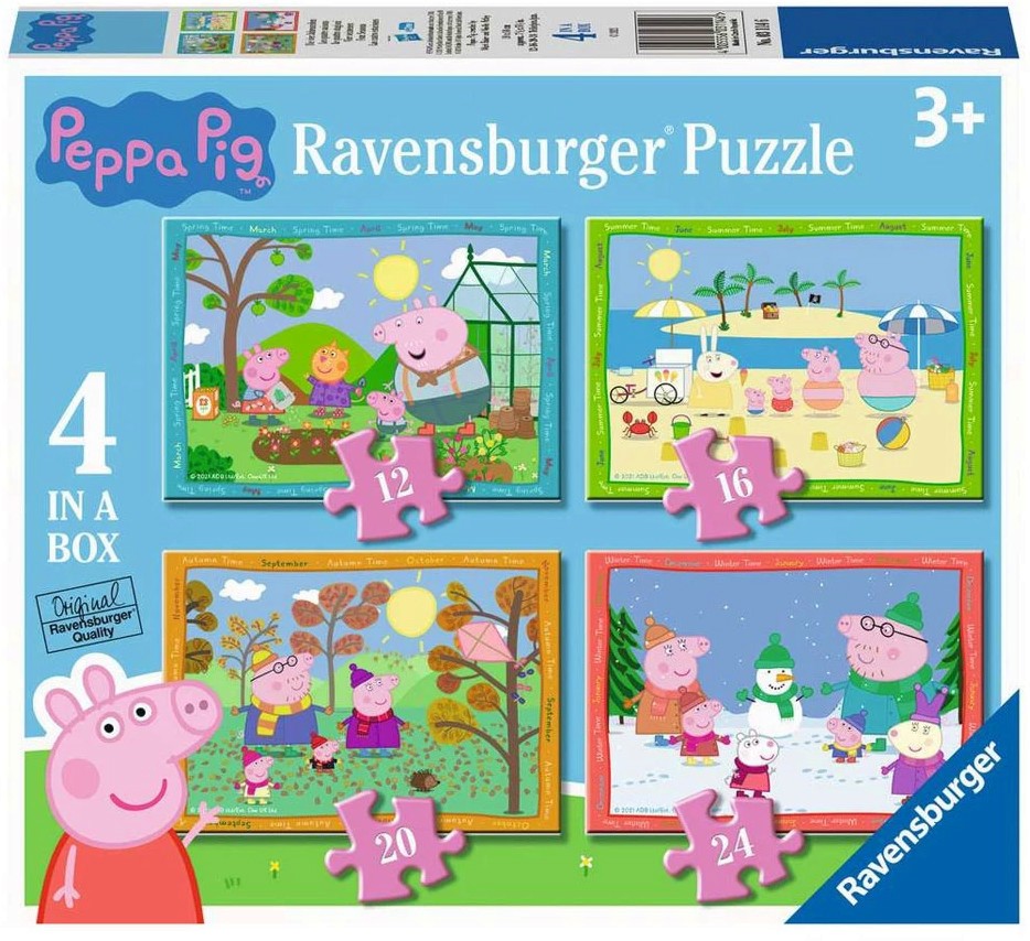   4  - 4   12 / 16 / 20 / 24 ,   Peppa Pig - 