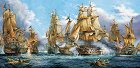 Морска битка - Панорамен пъзел от 4000 части - пъзел