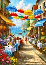 Алея на чадърите - Пъзел от 1000 части - пъзел