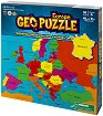 Карта на Европа - Пъзел от 58 части в нестандартна форма от колекцията Geo puzzle - пъзел