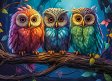 Три малки сови - Пъзел от 300 части - пъзел