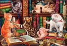 Любопитни мустачки - Пъзел от 1000 части - пъзел