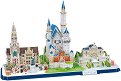 Бавария, Германия - 3D картонен пъзел от 178 части от колекцията City Line - пъзел