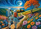 Космическа любов - Пъзел от 1000 части - пъзел