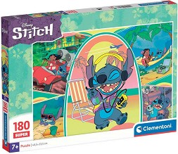 Супер Стич - Пъзел от 180 части на тема Лило и Стич - пъзел